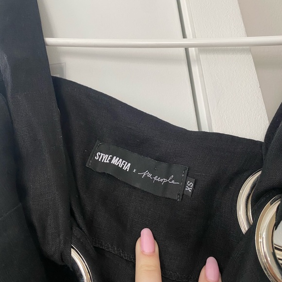 FREE PEOPLE Black Mini Dress - Picture 7 of 7